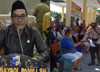 Waket Komisi II DPRD Bolmut Dukung  Gerakan Sejuta Masker Polres Bolmut