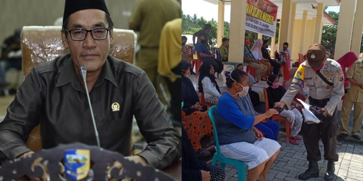 Waket Komisi II DPRD Bolmut Dukung Gerakan Sejuta Masker Polres Bolmut