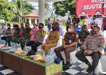 Hadiri Gerakan Sejuta Masker, Tatong Berpesan Tetap Taati Prokes