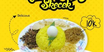 Nasi Kuning Skecek Milik Eji Komplit Telur Rebus Hanya Rp 10 Ribu