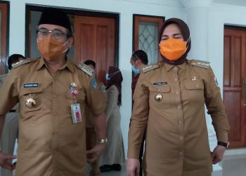 Didampingi Ketua DPRD, Tatong Bara Terima Kunjungan Pjs Bupati Bolsel