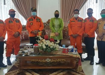 Basarnas Sulut Sambangi Rumah Dinas Wali Kota Kotamobagu