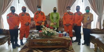 Basarnas Sulut Sambangi Rumah Dinas Wali Kota Kotamobagu