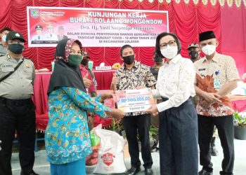 Kecamatan Lolayan Lokasi Terakhir Penyaluran Bantuan Tahap Empat Pemda Bolmong