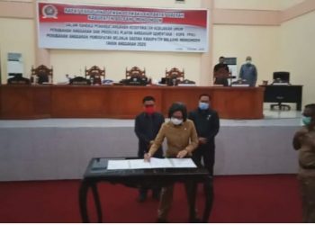 Pemkab dan DPRD Bolmong, Sepakati KUA-PPAS Perubahan APBD 2020