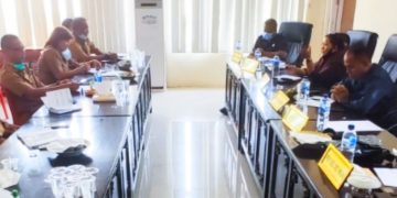 Komisi I DPRD Bolmut Raker Bersama Mitra Kerja