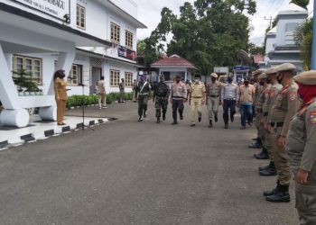 Tatong : Camat, Lurah dan Sangadi Selalu Himbau Masyarakat Taati 3M