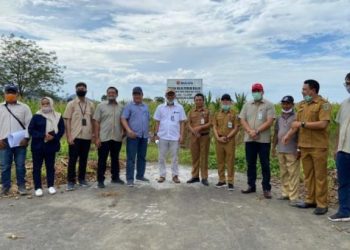 Bulog RI Tinjau Lokasi Pembangunan Gedung di Bolmong