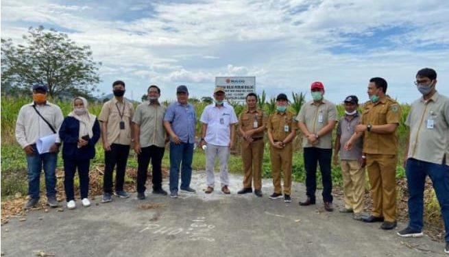 Bulog RI Tinjau Lokasi Pembangunan Gedung di Bolmong