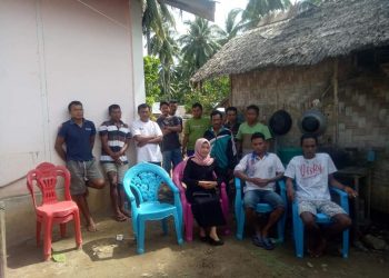 Ketua Komisi II DPRD Bolmut Kunjungi Warga Biontong Yang Sempat Terbawa Arus