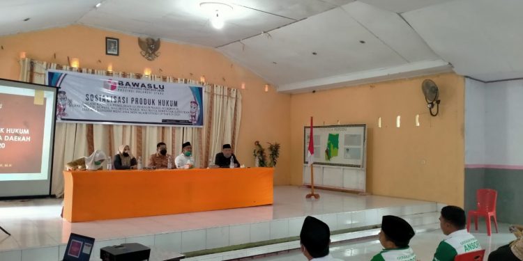 Bawaslu Sulut Sosialisasikan Produk Hukum Pilkada Dalam Kondisi Bencana Covid-19