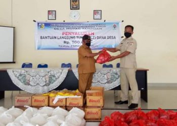 Moyag Tampoan Terima 115 Paket Sembako Dari Dinsos Kotamobagu