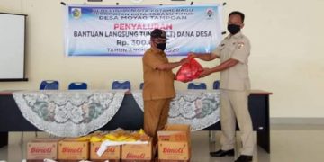 Moyag Tampoan Terima 115 Paket Sembako Dari Dinsos Kotamobagu