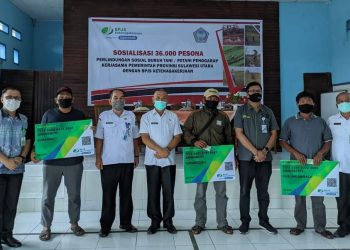 Petani Kotamobagu Dilindungi Dengan BPJS Ketenagakerjaan