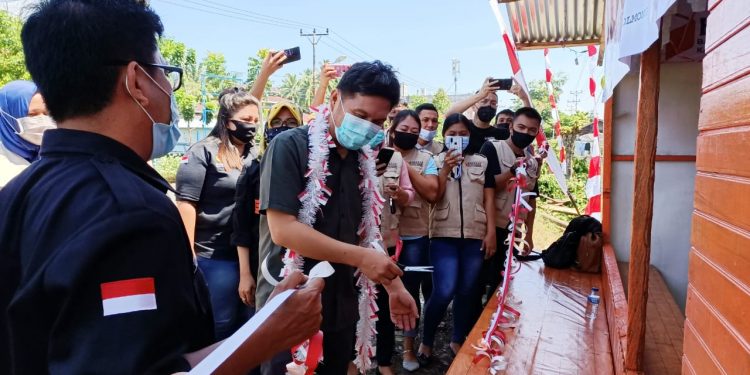 Diahadiri Pimpinan Bawaslu Sulut, Bolmong Launching Posko Kampung Pengawasan