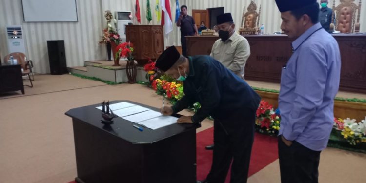 DPRD Bolmut Gelar Paripurna Anggaran Sementara KUA dan PPAS Tahun Anggaran 2021