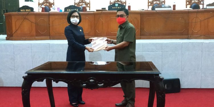 Pemkab dan DPRD Bolmong, Gelar Paripurna KUA-PPAS Tahun Anggaran 2021