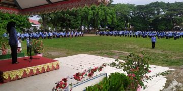 Tatong Bacakan Sambutan Presiden RI di HUT Korpri ke 49