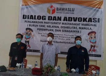 Bawaslu Sulut Gelar Pengawasan Partisipasi Masyarakat Marginal
