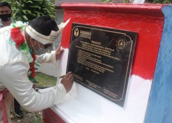 Bawaslu Sulut Resmikan Tiga Desa Sadar Hukum di Talaud 