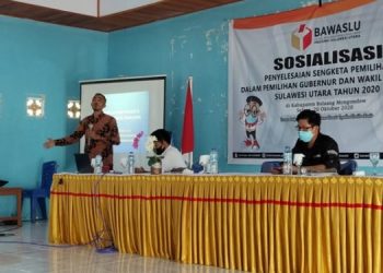 Bawaslu Sulut Edukasi Masyarakat Bolmong Terkait Penyelesaian Sengketa
