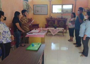 Bawaslu Boltim Monitoring Pelantikan PTPS