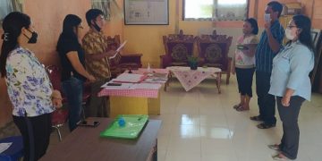 Bawaslu Boltim Monitoring Pelantikan PTPS