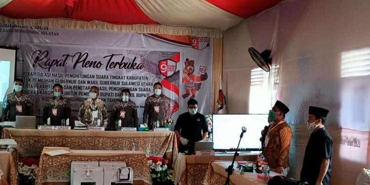 Bawaslu Bolsel Awasi Rapat Pleno Terbuka Rekapitulasi Perhitungan Suara Pilkada