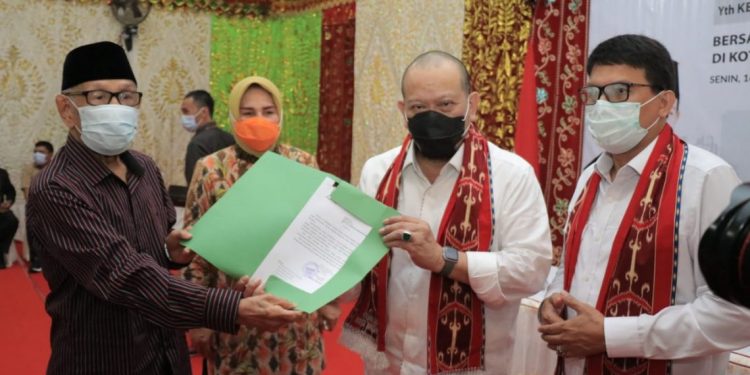 Hasil Kunker Ke Kotamobagu, Ketua DPD RI Laporkan ke Wapres Provinsi BMR Layak