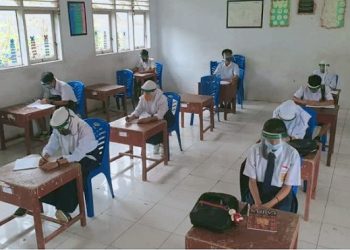 Dinas Pendidikan Bolmong Simulasi KBM Tatap Muka