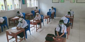 Dinas Pendidikan Bolmong Simulasi KBM Tatap Muka
