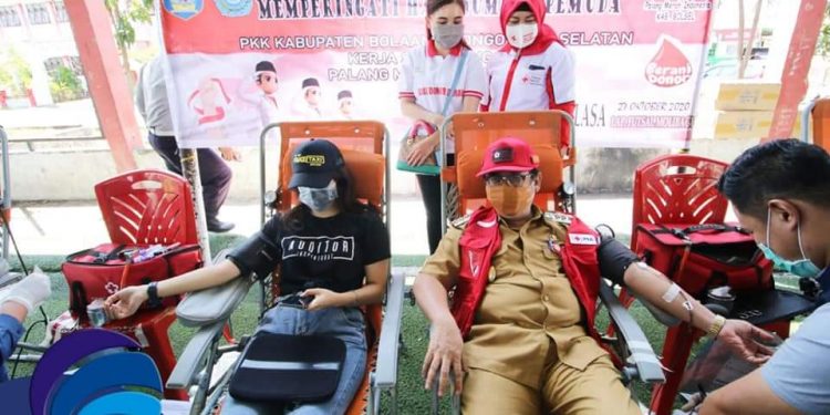Pjs Bupati Bolsel Ikuti Acara Bakti Sosial Donor Darah