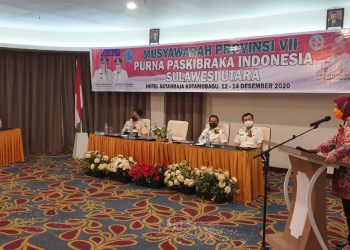 Tatong Bara Buka Musprov ke-7 Purna Paskibraka Indonesia Sulut