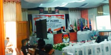 KPU Bolmut Gelar Pleno Rekapitulasi Penghitungan Suara Pilgub 2020