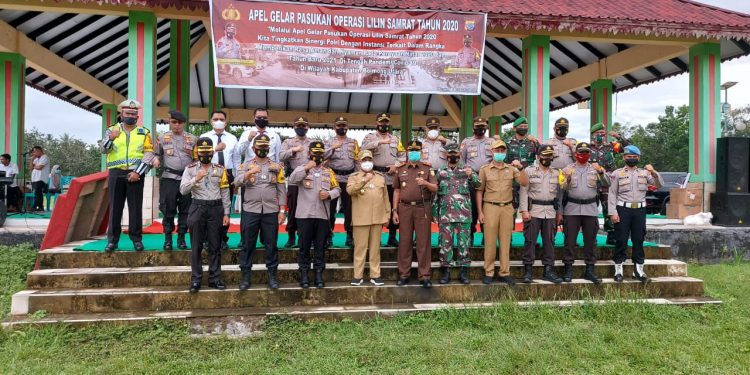 Hadapi Nataru, Polres Bolmut gelar Apel Pasukan Operasi Lilin