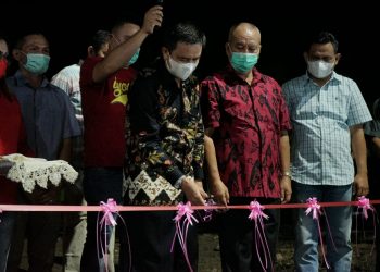 Wakili Wali Kota, Sande Dodo Resmikan Pasar Kuliner Kotamobagu