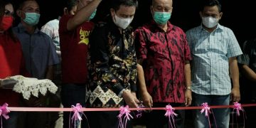 Wakili Wali Kota, Sande Dodo Resmikan Pasar Kuliner Kotamobagu