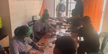 Pimpinan dan Jajaran Bawaslu Boltim Kembali di Rapid Test