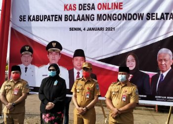 Kerja Sama Dengan BSG, Pemkab Bolsel Launching Kas Desa Online