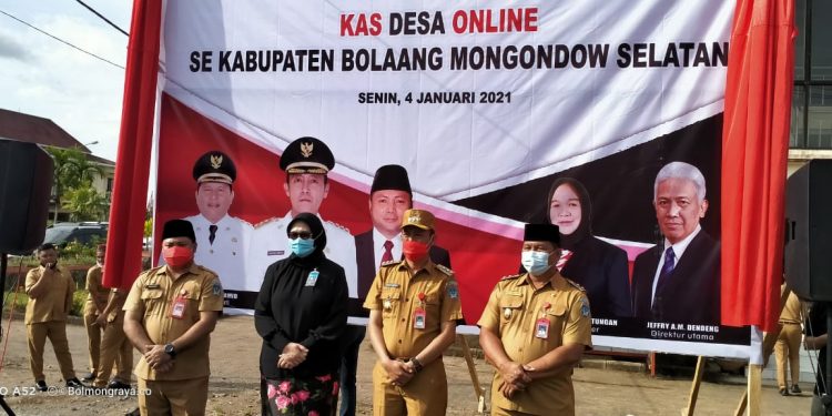 Kerja Sama Dengan BSG, Pemkab Bolsel Launching Kas Desa Online