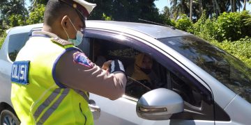 Tertibkan Pengendara Bermotor, Satlantas Polres Bolsel Gelar Operasi Gabungan