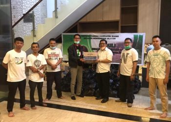 Peduli, NU Bolsel Salurkan Bantuan Kepada Korban Banjir dan Tanah longsor di Manado