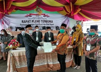 Bawaslu Bolsel Awasi Sidang Pleno Terbuka Penetapan Pemenang Pilkada Tahun 2020