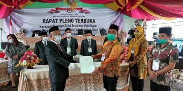 Bawaslu Bolsel Awasi Sidang Pleno Terbuka Penetapan Pemenang Pilkada Tahun 2020