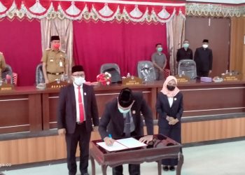 DPRD Bolsel Gelar Rapat Paripurna Pembacaan Penetapan Hasil Pilkada Tahun 2020
