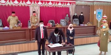 DPRD Bolsel Gelar Rapat Paripurna Pembacaan Penetapan Hasil Pilkada Tahun 2020