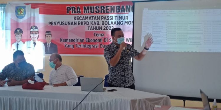 Kecamatan Passi Timur Gelar Pra Musrenbang