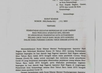 Pemkot Batasi ASN Keluar Daerah Saat Libur Imlek