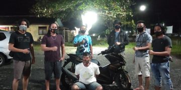 Maling Motor di Bumbungon, AT Diringkus Tim Buser Serigala Hitam Polres Bolmong