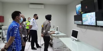 Penerapan Tilang Online, Kasat Lantas Sambangi Ruangan Data Center Diskominfo Kotamobagu